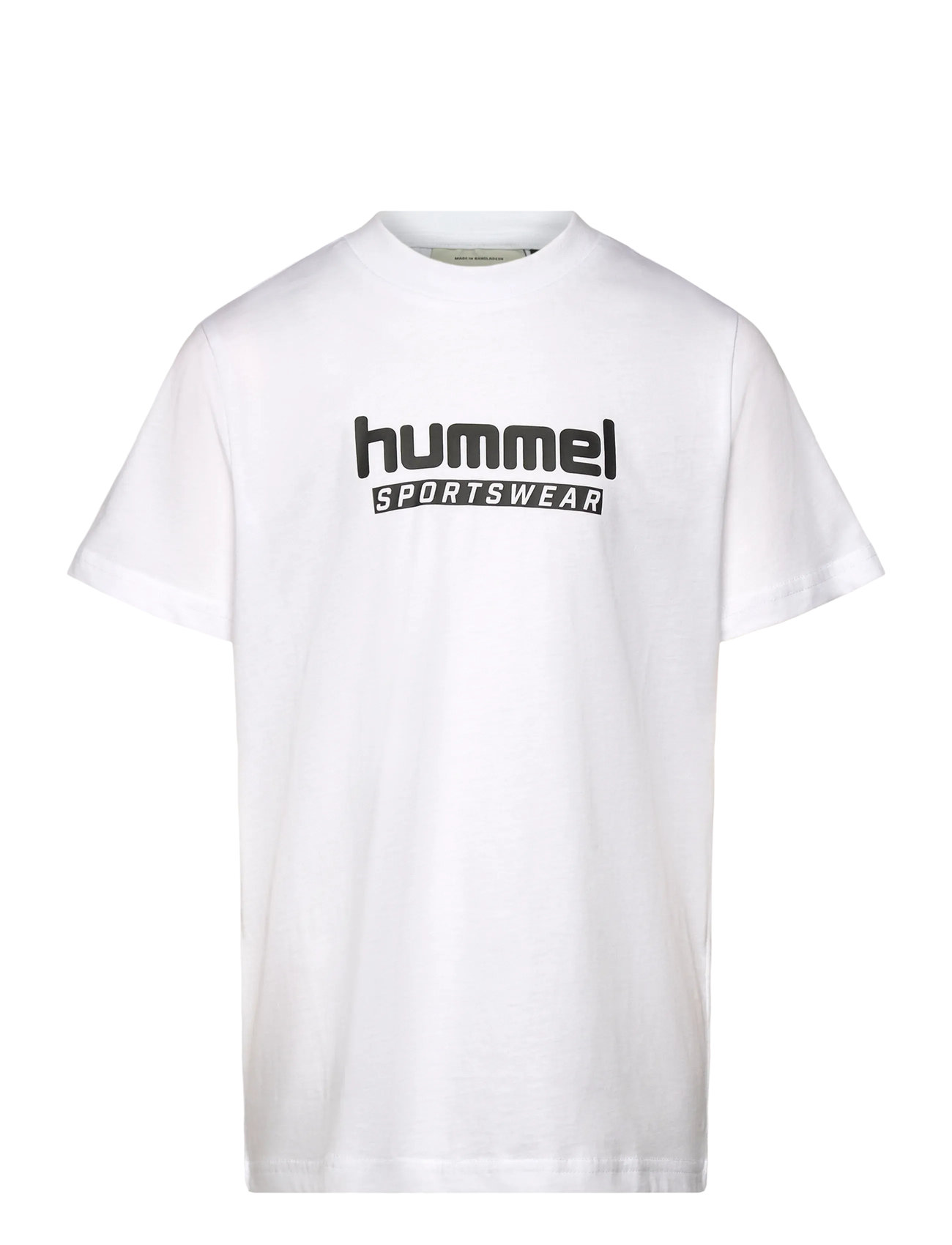 Hummel Hmljr Base T-Shirt S/S, 122/128, White, T-Shirts > Kortærmede, Børn