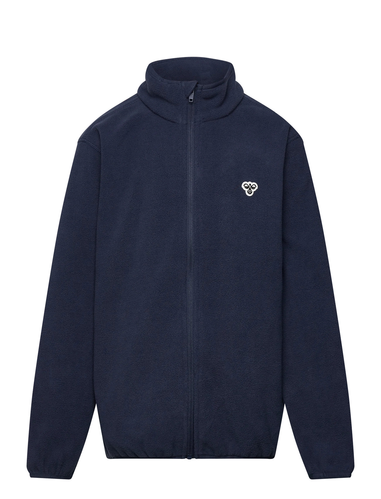 Hummel Hmljr Fleece Zip Jacket Bee, 128, Navy, Yderbeklædning Af Fleece > Fleecejakker, Børn