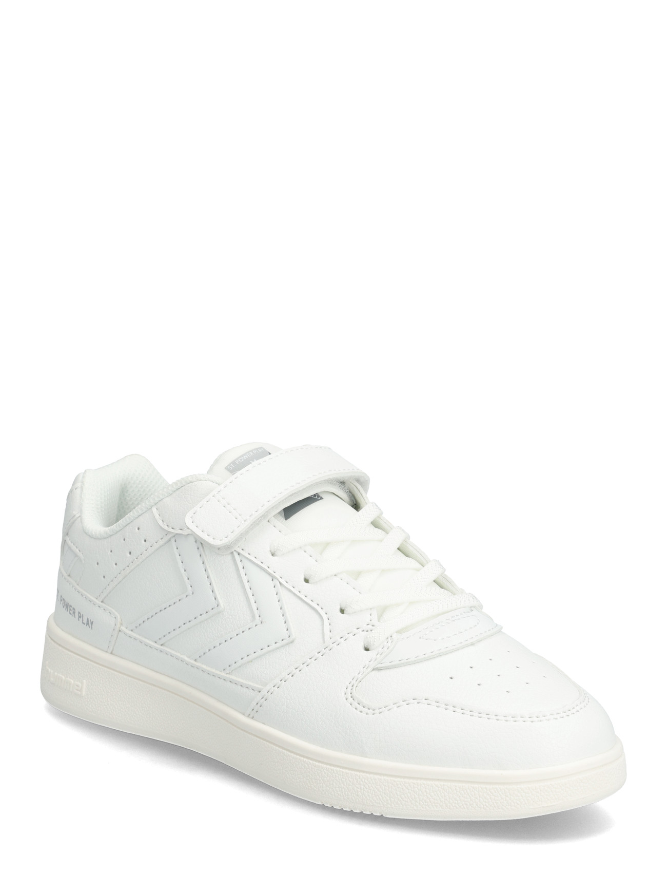 Hummel St Power Play Jr, 27, White, Sneakers > Sneakers Med Lav Top, Børn