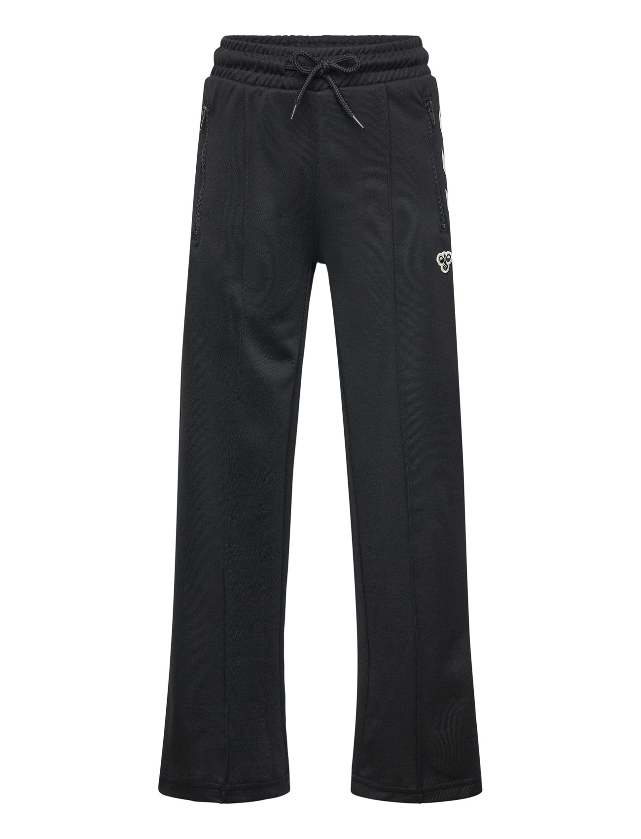 Hummel Hmljr Archive Wide Leg Poly Pants, 116, Black, Underdele > Joggingbukser, Børn