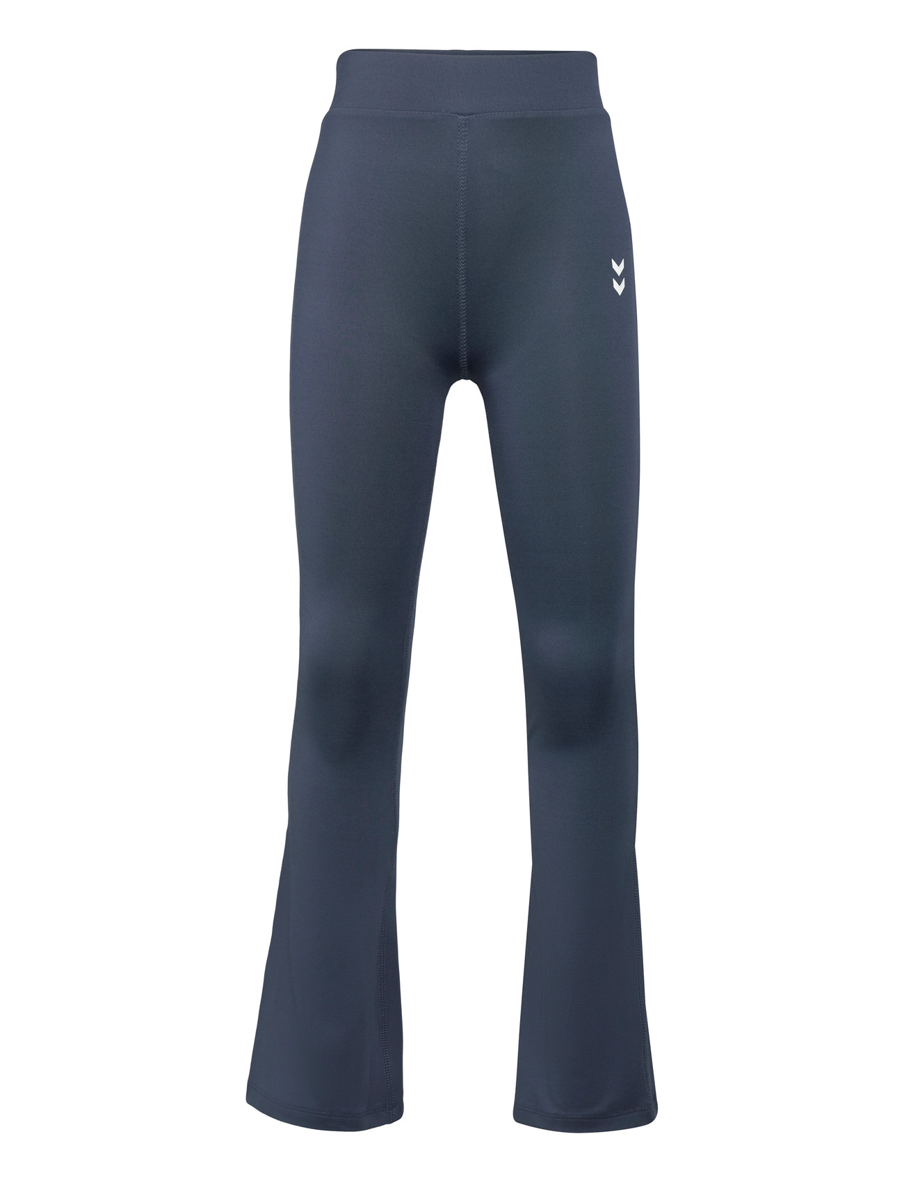 Hummel Hmljr High Waist Flared Tights, 140, Navy, Sport > Leggings, Børn