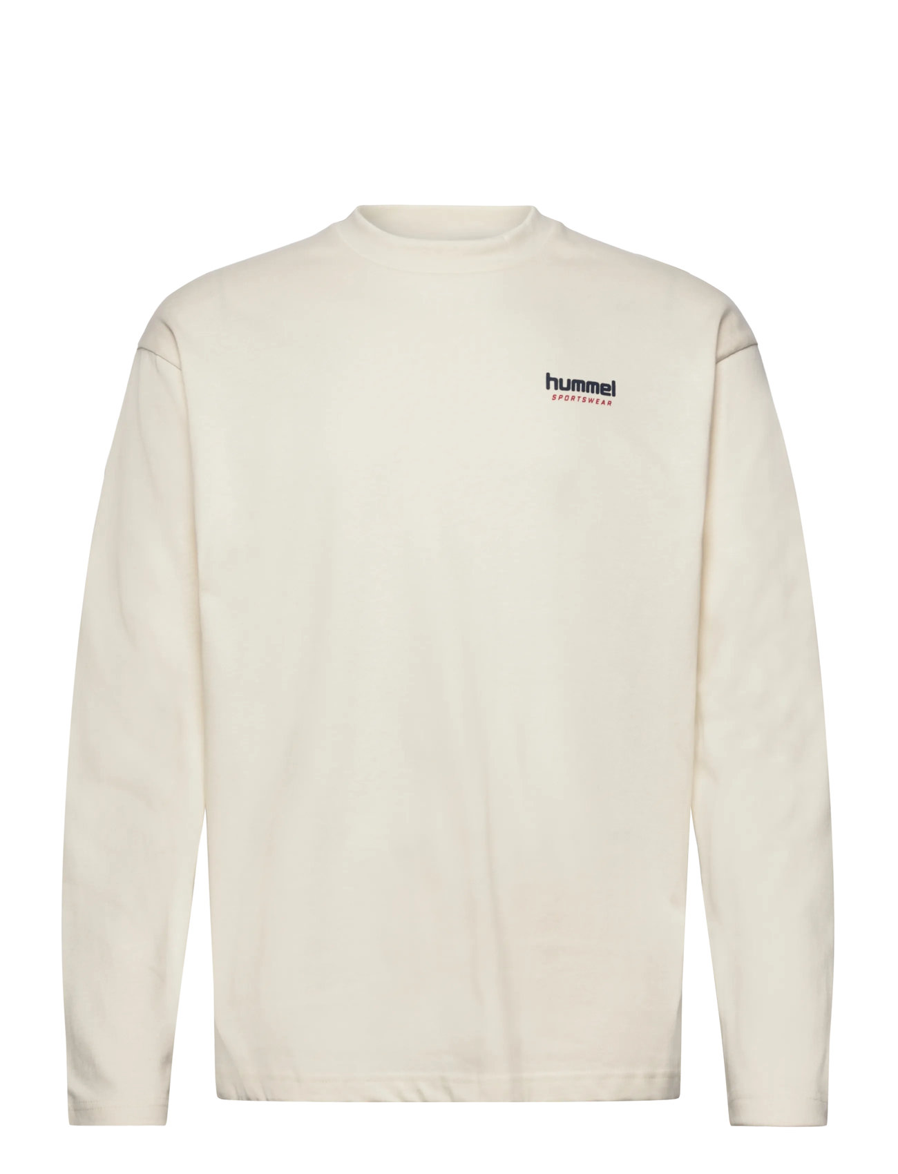Hummel Hmlloose T-Shirt L/S Sw, L, Cream, T-Shirts > Langærmede, Herre