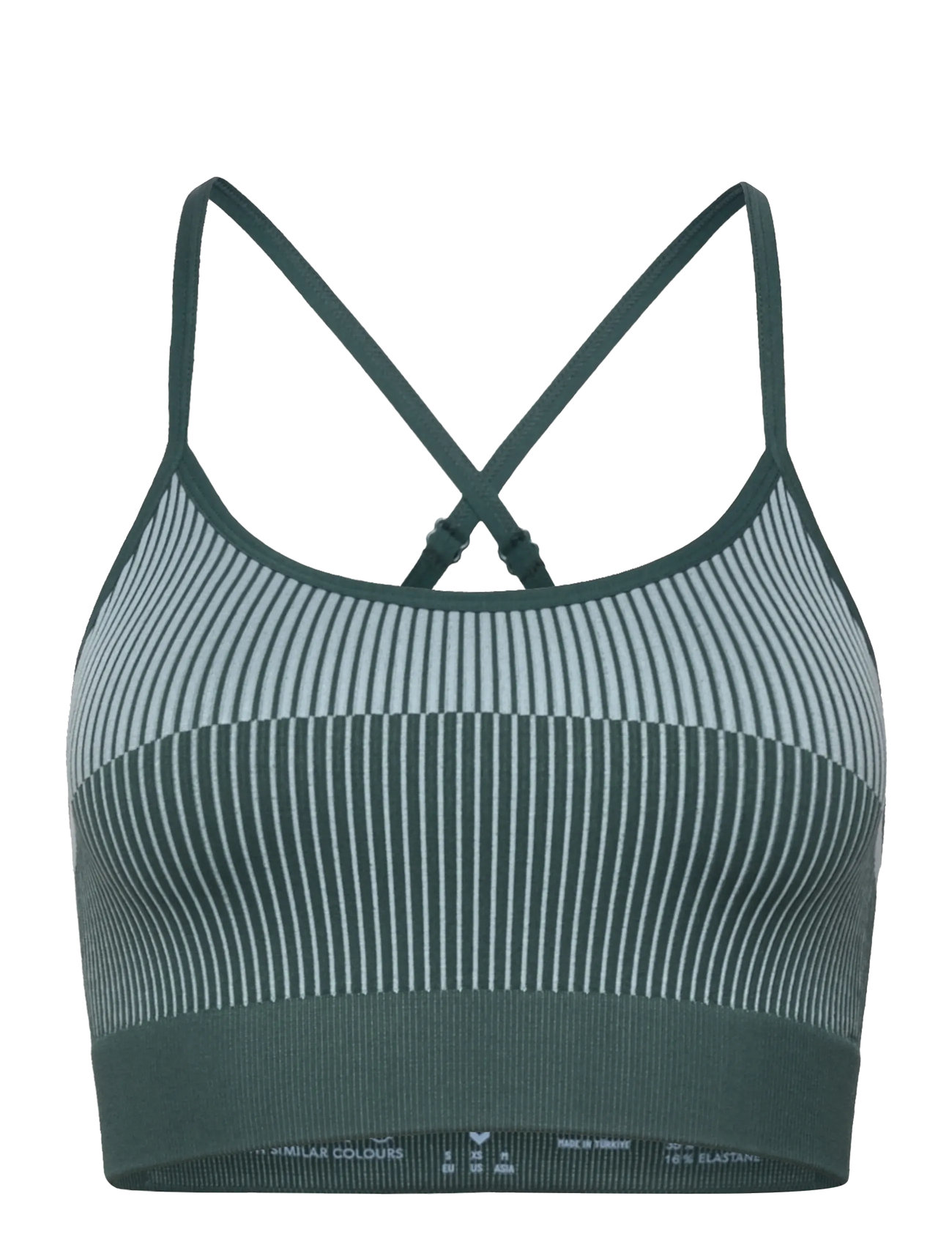 Hummel Hmlyoga Seamless Low Support Bra, L, Green, Sport Clothing > Sport Bras - All, Dame