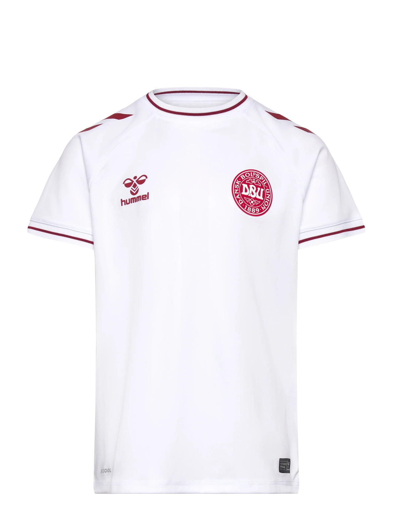 Hummel Dbu Woman 25 Away Jersey S/S Kids, 164, White, T-Shirts > Sportstoppe, Børn