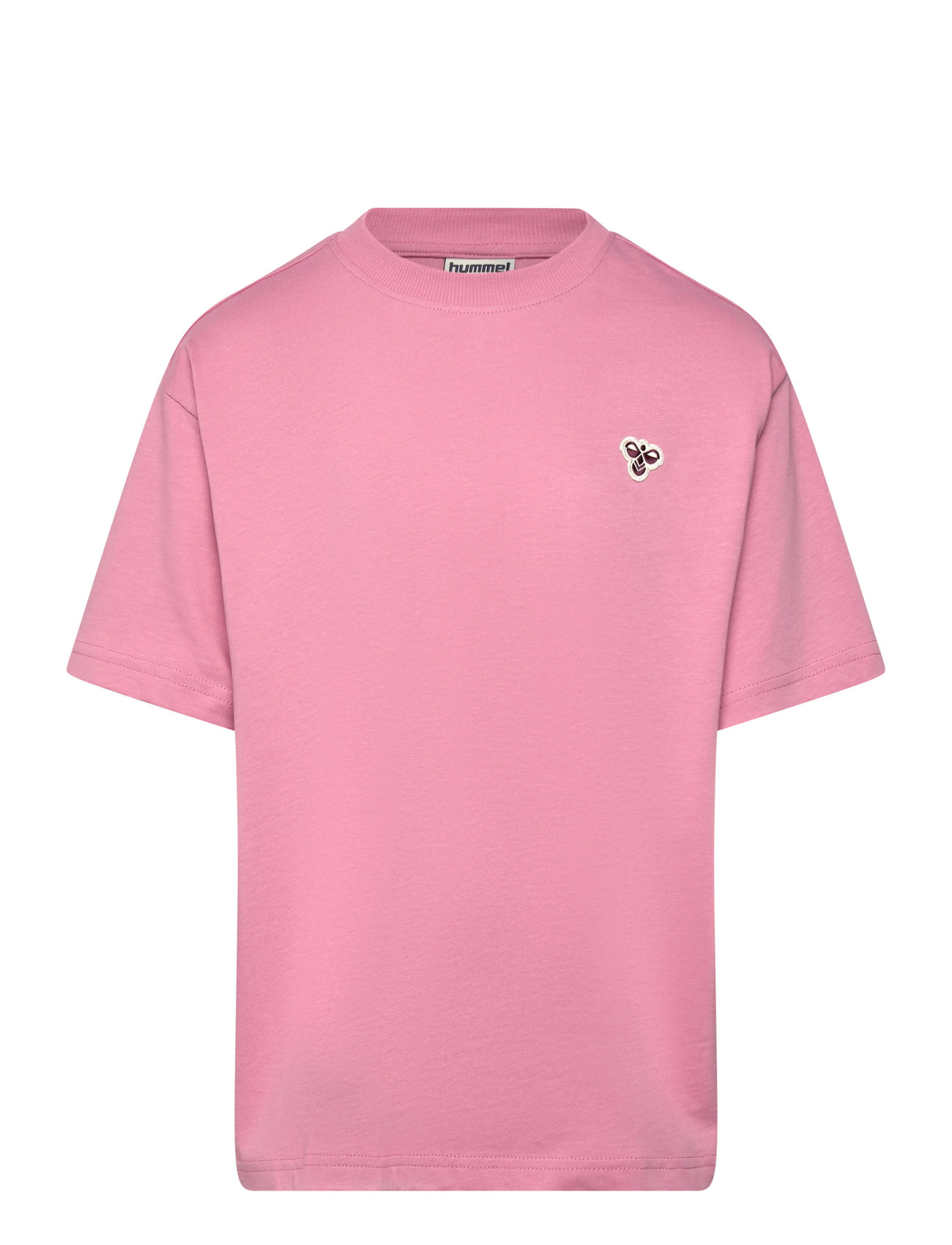 Hummel Hmljr Loose T-Shirt S/S Bee, 104, Pink, T-Shirts > Kortærmede, Børn