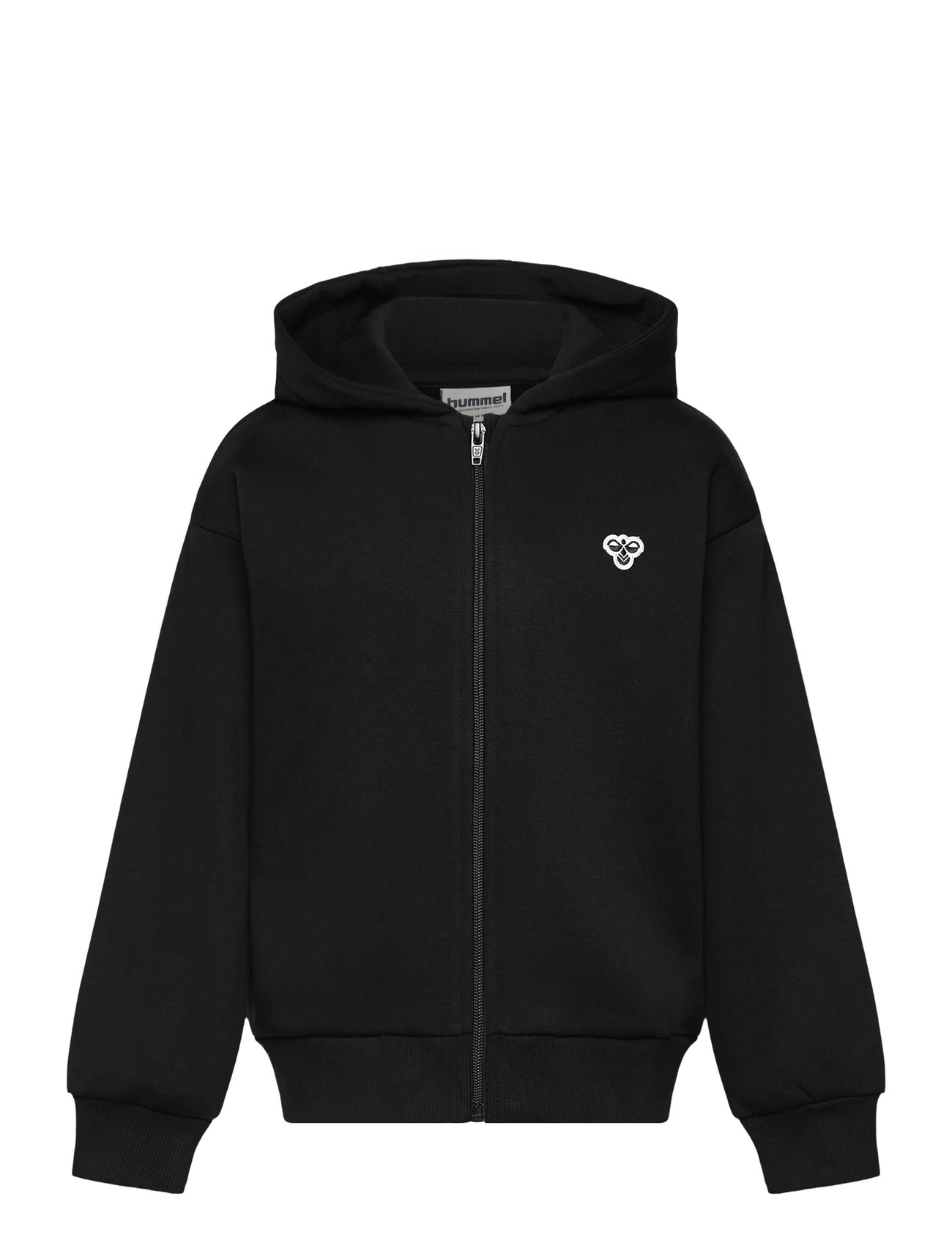 HUMMEL Hmljr Loose Zip Hoodie Bee Schwarz - 122/128 - Kinder