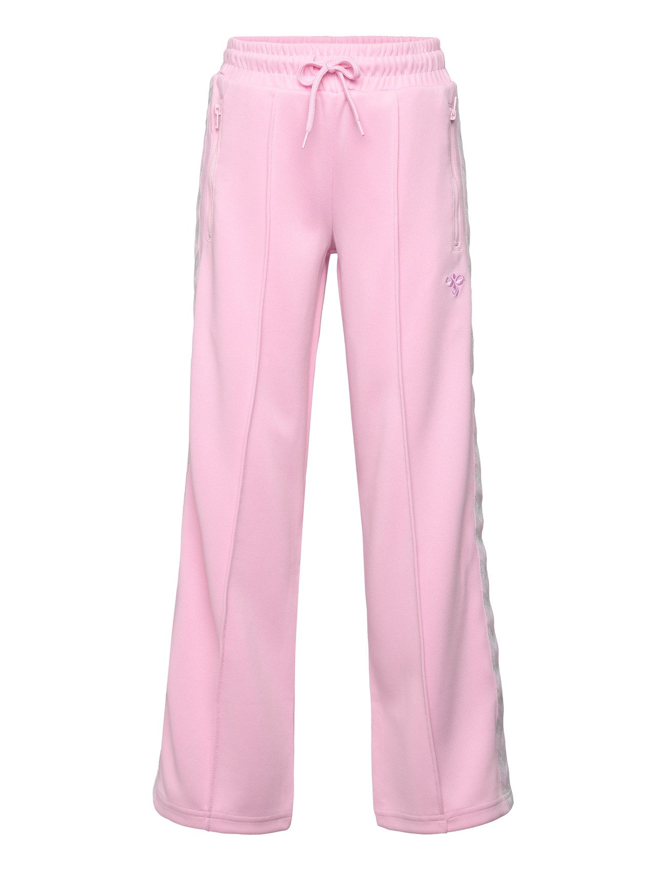 HUMMEL Hmljr Wide Bein Poly Tape Hosen Pink - 134 - Kinder