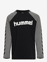 Hummel - hmlBOYS T-SHIRT L/S - long-sleeved t-shirts - black - 0