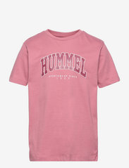 Hummel - hmlFAST T-SHIRT S/S - pattern short-sleeved t-shirt - mesa rose - 0