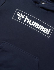 Hummel - hmlBOX HOODIE - hoodies - black iris - 2