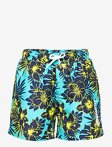 hmlCHILL BOARD SHORTS - swim shorts - scuba blue