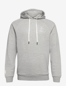 hmlGG12 SWEAT HOODIE - hoodies - grey melange