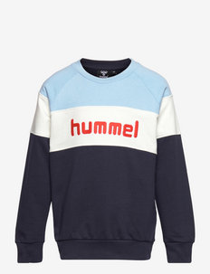 hmlCLAES SWEATSHIRT - sweatshirts - airy blue