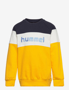 hmlCLAES SWEATSHIRT - sweatshirts - saffron