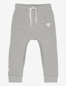 hmlAPPLE PANTS - trousers - grey melange