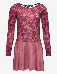 hmlFREJA GYMSUIT - casual jurken met lange mouwen - deco rose