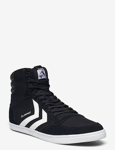 HUMMEL SLIMMER STADIL HIGH - höga sneakers - black/white kh