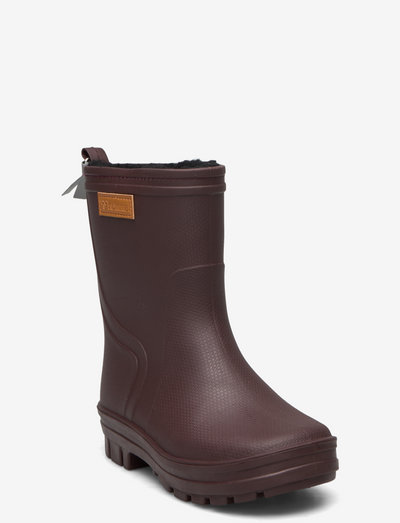 THERMO BOOT JR - lined rubberboots - fudge