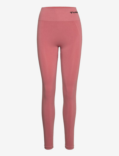 hmlTIF SEAMLESS HIGH WAIST TIGHTS - full längd - withered rose