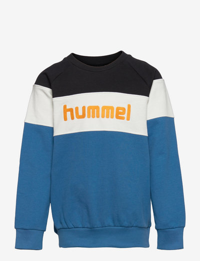 hmlCLAES SWEATSHIRT - sweatshirts - vallarta blue