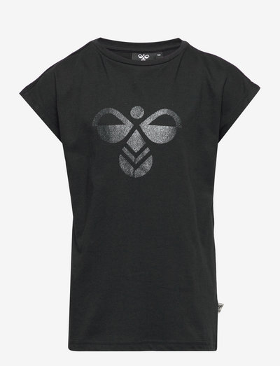 hmlDIEZ T-SHIRT S/S - t-shirt met korte mouwen met een patroon - black
