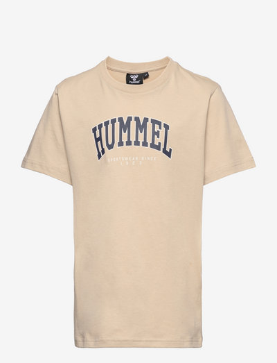 hmlFAST T-SHIRT S/S - pattern short-sleeved t-shirt - humus