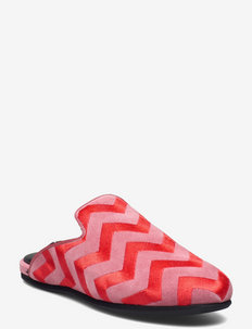 Hums candy zigzag slipper - slippers - pink