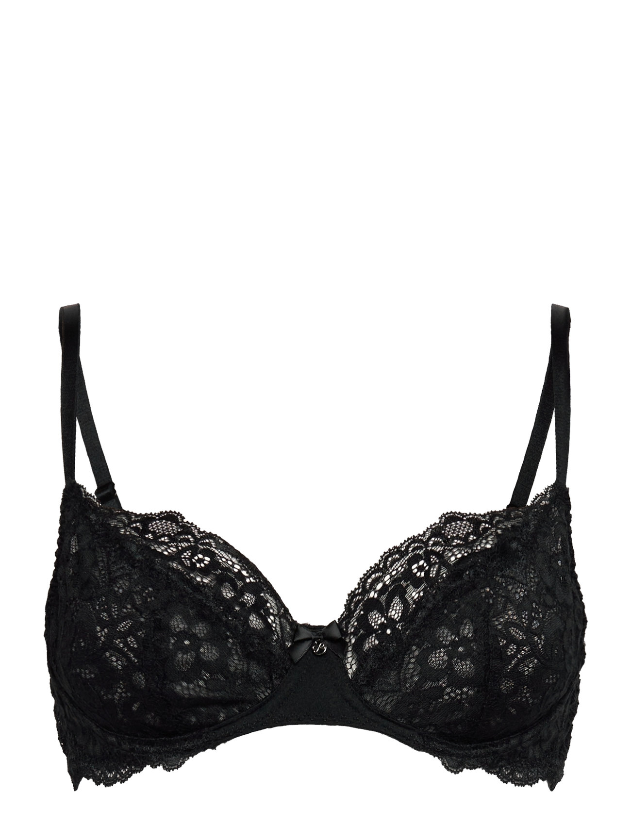 Marine Non-Padded Underwired Bra Lingerie Bras & Tops Wired Bras Black Hunkemöller