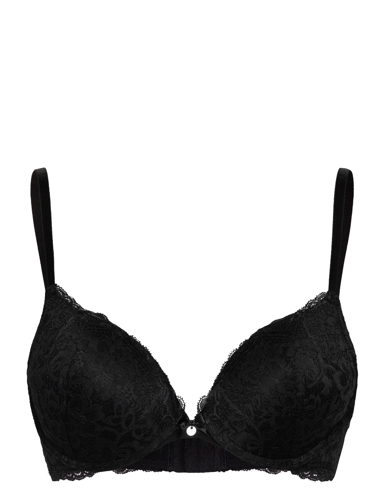 Marine Padded Push-Up Underwired Bra Lingerie Bras & Tops Wired Bras Black Hunkemöller