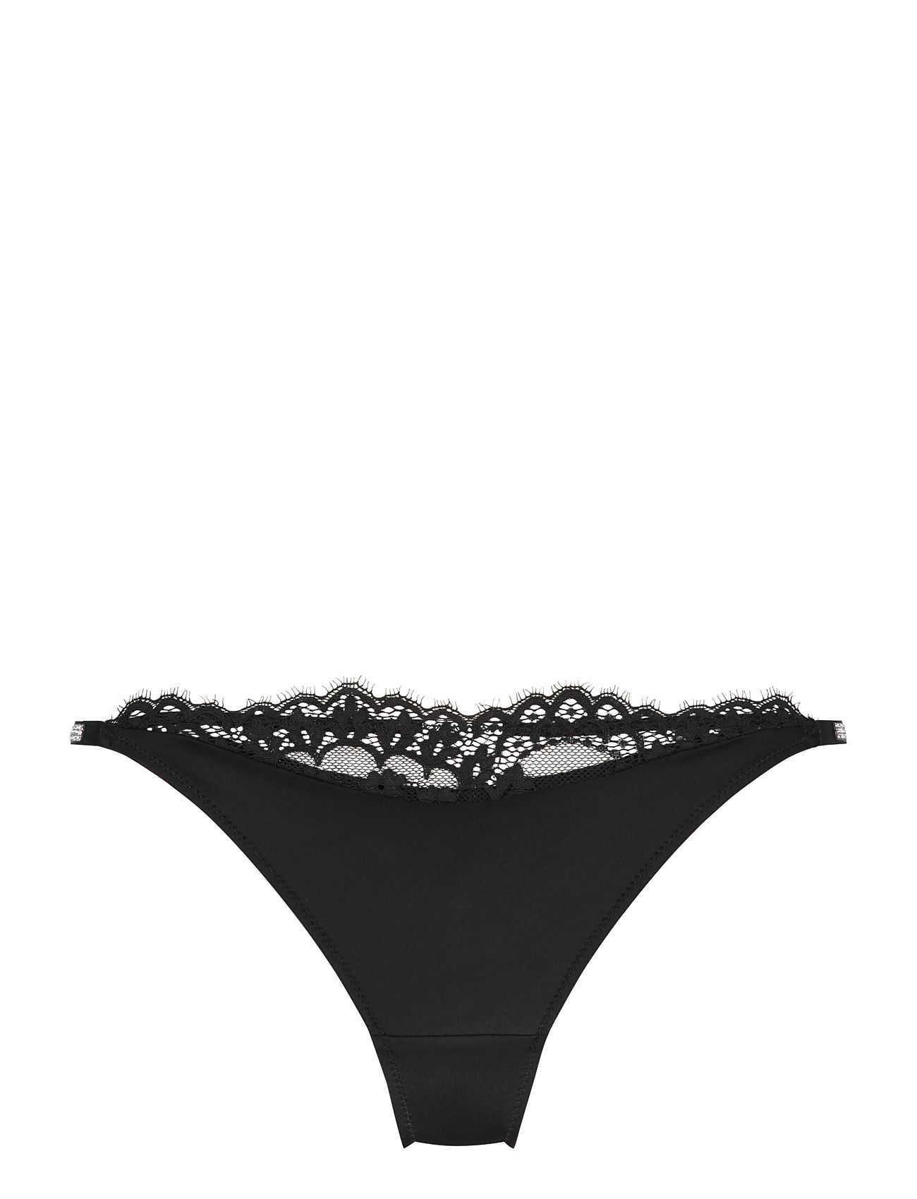 Beth String Tr G-streng Undertøj Black Hunkemöller