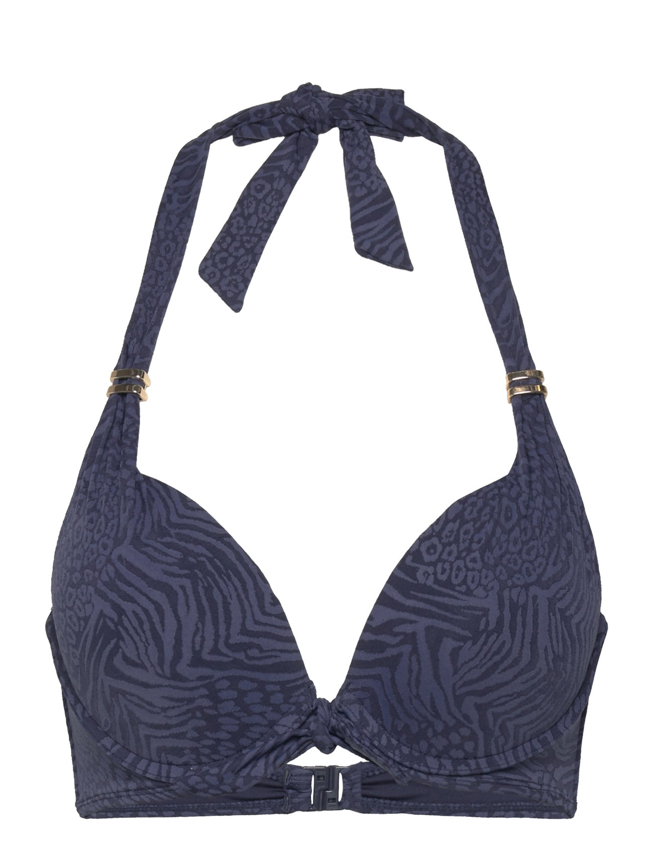 Kai Pp Push Swimwear Bikinis Bikini Tops Push-up Bikinitops Navy Hunkemöller