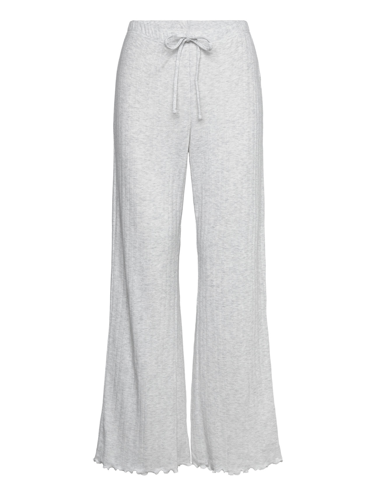 Pant Pointelle Pyjamasbukser Pysjbukser Grey Hunkemöller
