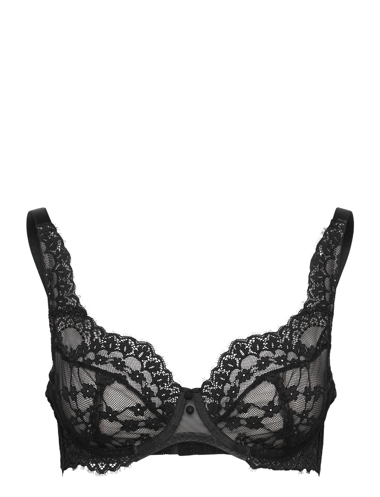 Daisy Non-Padded Underwired Bra Lingerie Bras & Tops Wired Bras Black Hunkemöller