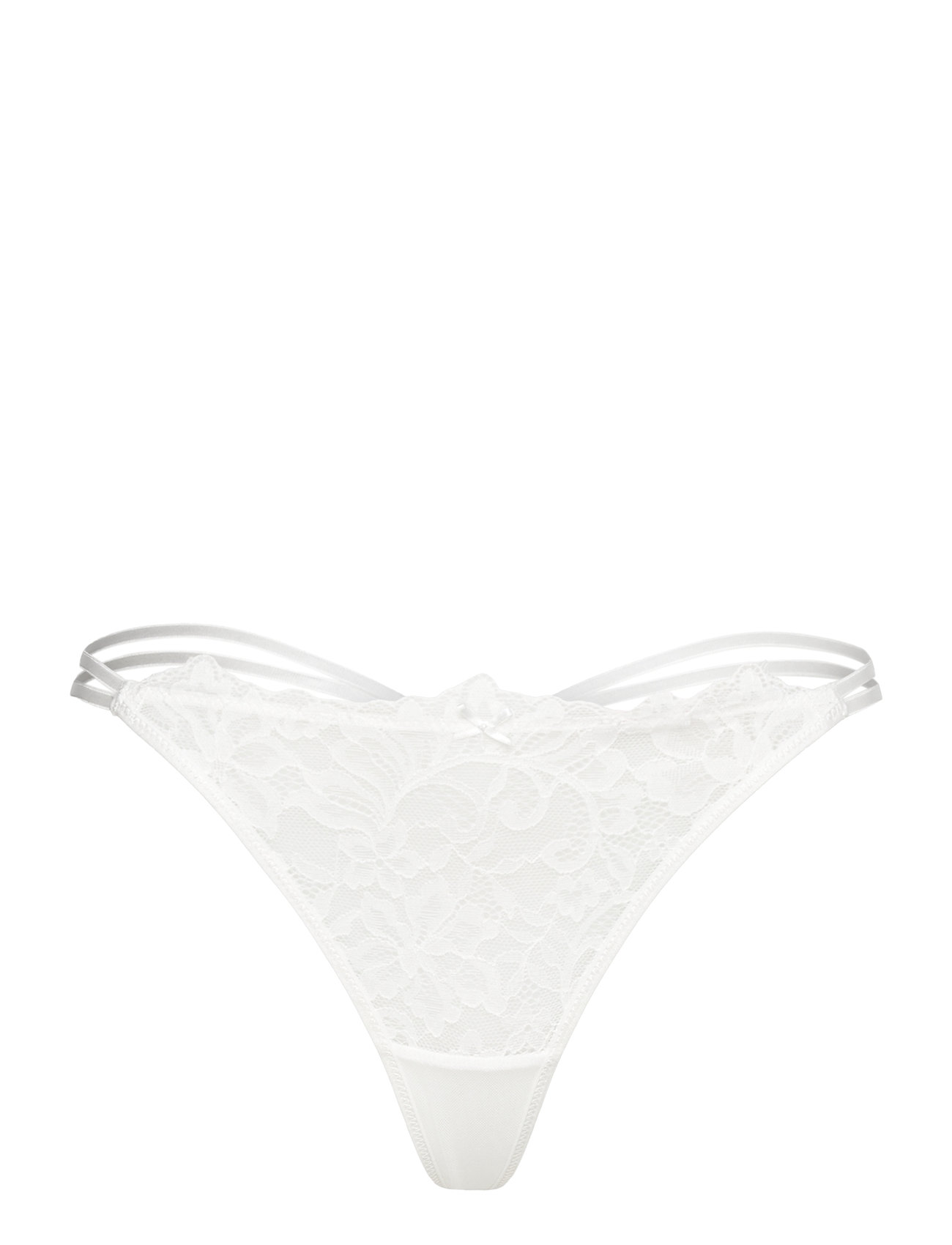 Isabella Hl String Tr G-streng Undertøj White Hunkemöller