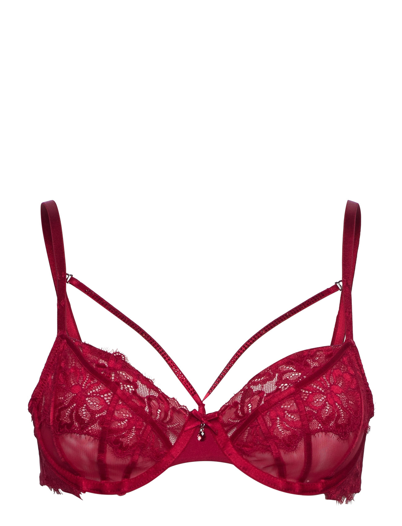 Charlotta Non-Padded Underwired Bra Lingerie Bras & Tops Wired Bras Red Hunkemöller