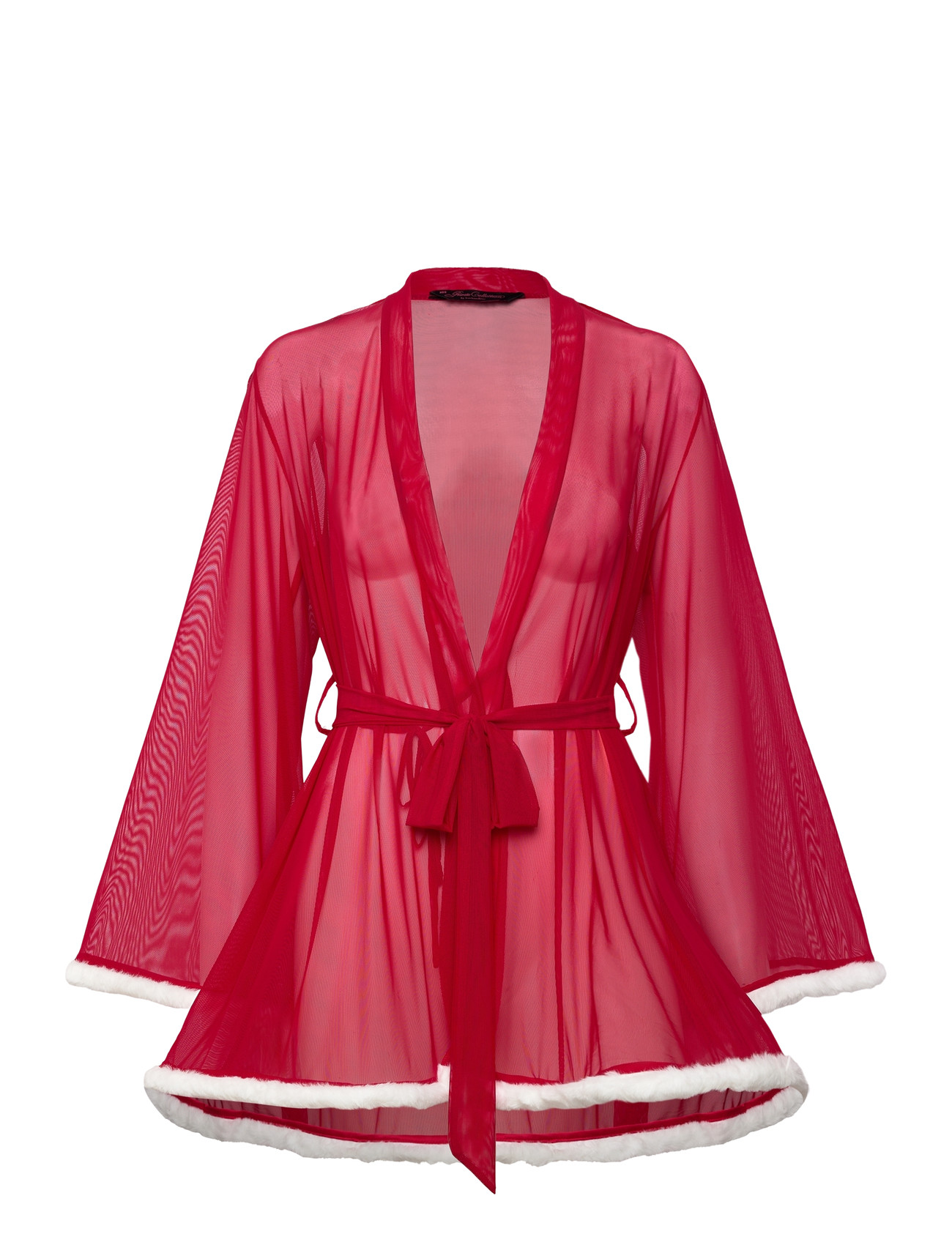 HUNKEMÖLLER Kimono Mesh Santa Rot - XS/S - Damen