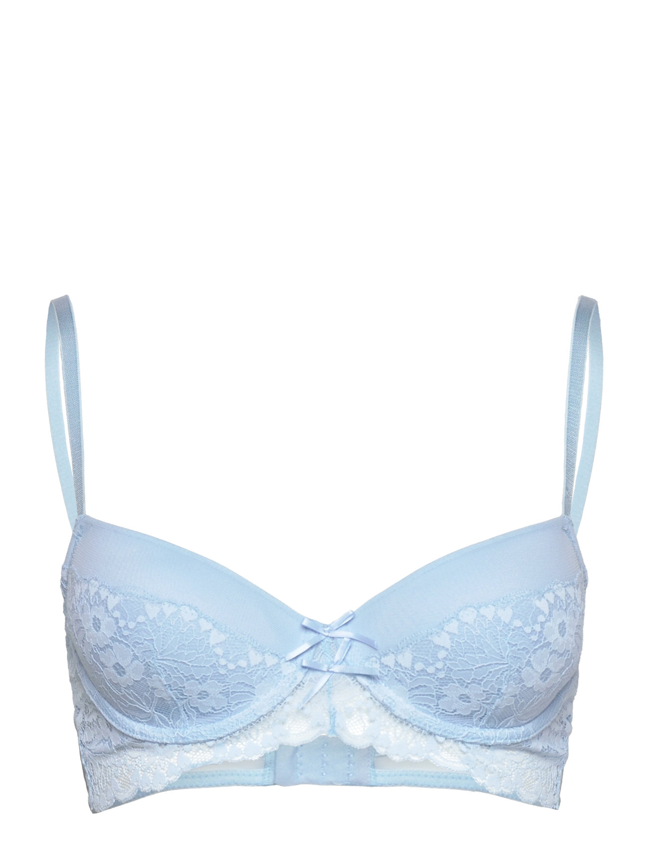 Cherry Padded Underwired Bra Lingerie Bras & Tops Balc Tte Bras Blue Hunkemöller