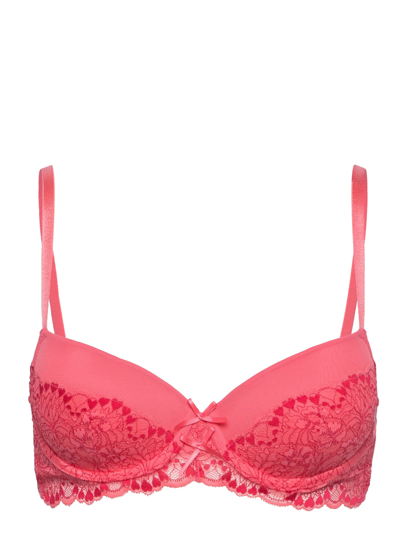 Cherry Padded Underwired Bra Lingerie Bras & Tops Balc Tte Bras Pink Hunkemöller