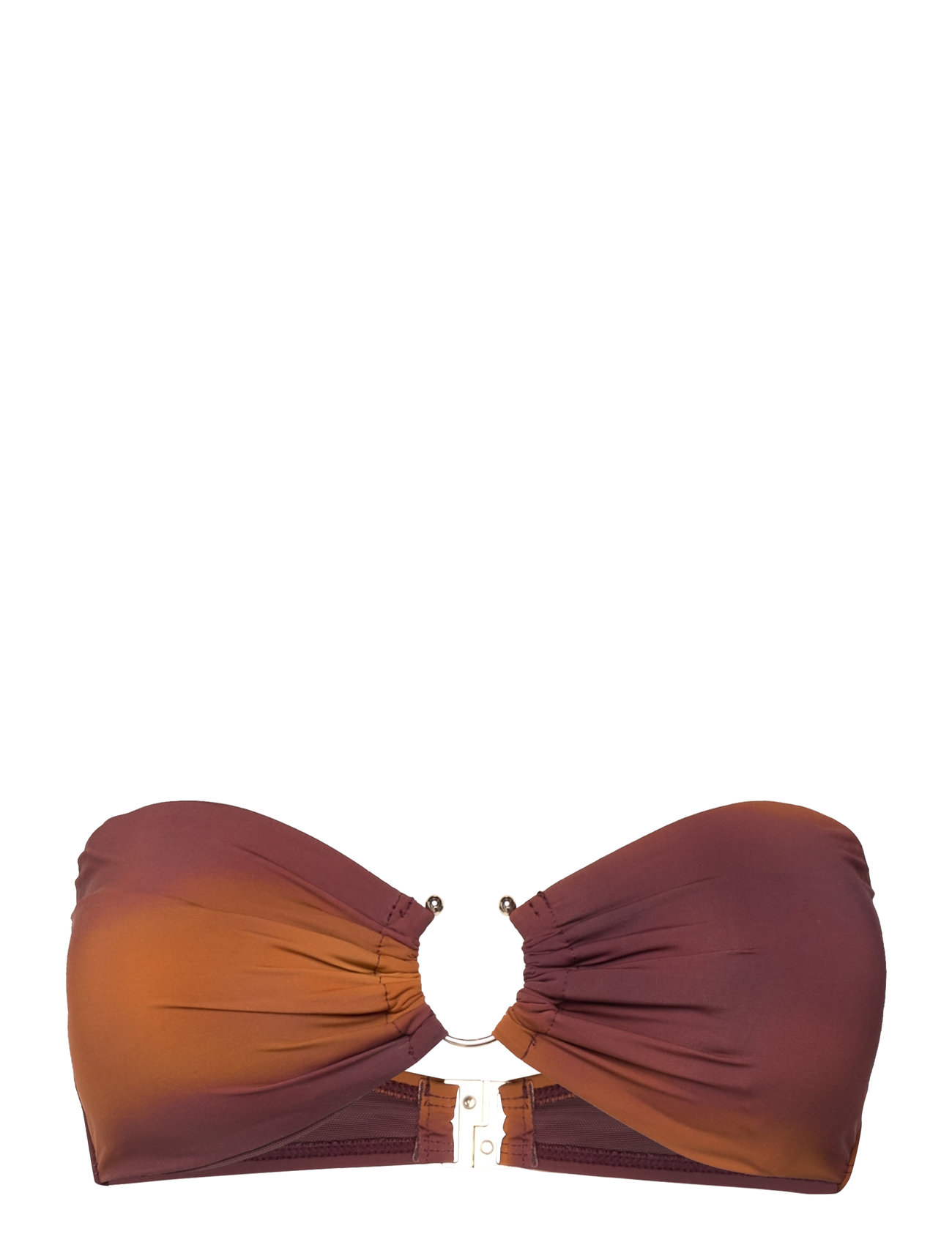 Janiero Bandeau Swimwear Bikinis Bikini Tops Bandeau Bikinitops Orange Hunkemöller