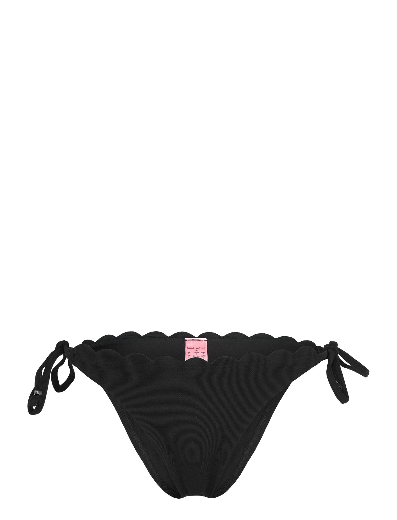 Scallop Cheeky T Swimwear Bikinis Bikini Bottoms Bikini Briefs Black Hunkemöller