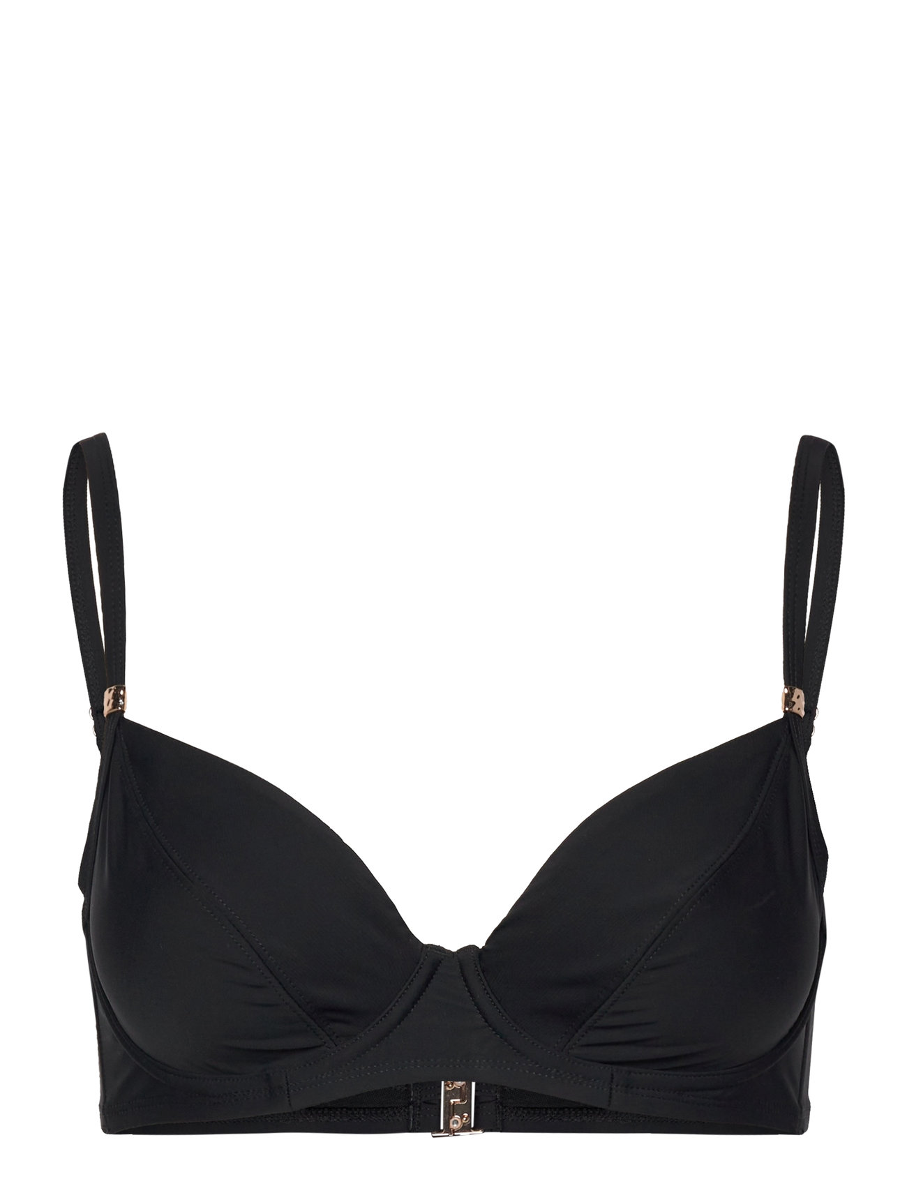 Luna Demi Uf Swimwear Bikinis Bikini Tops Wired Bikinitops Black Hunkemöller