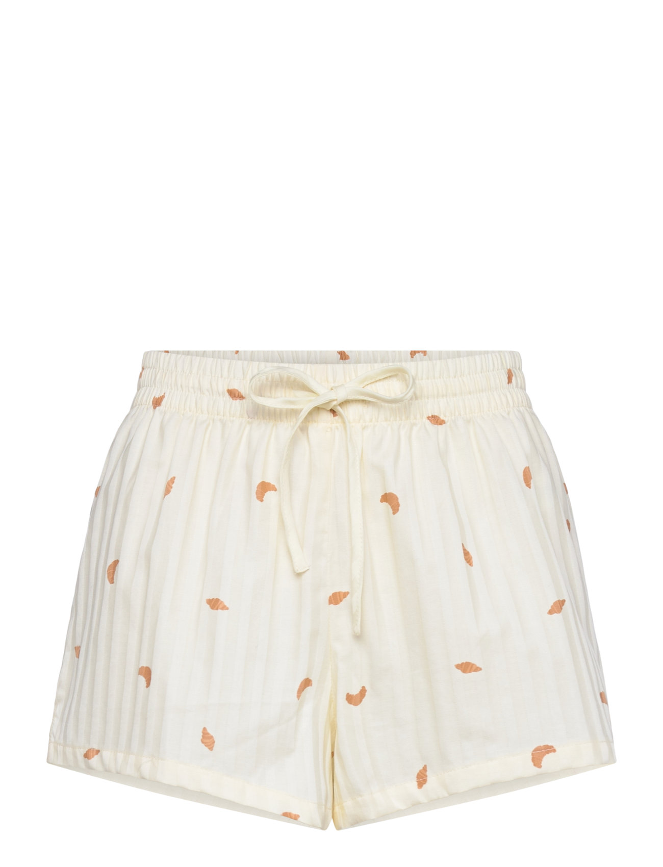 Short Co Jacquard Croissant Shorts Cream Hunkemöller
