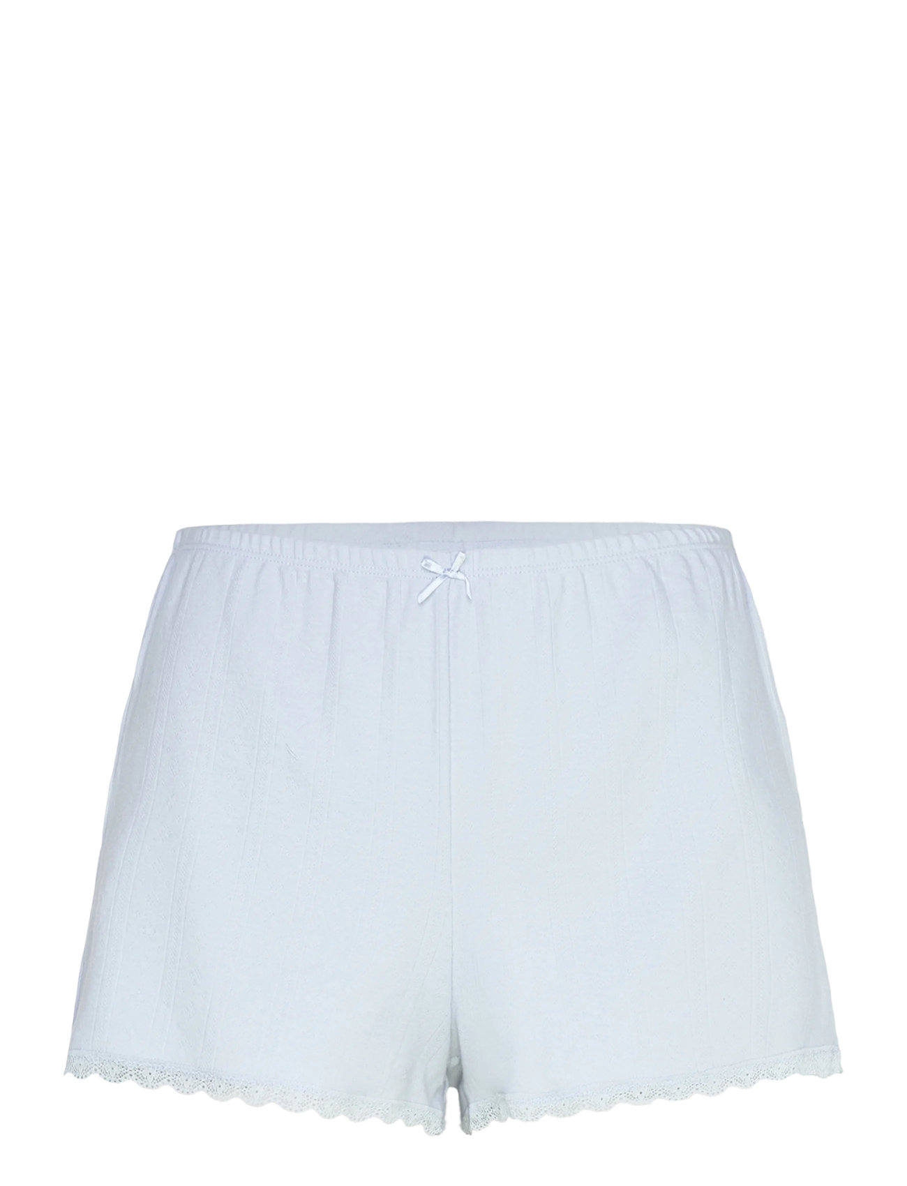 Short Pointelle Lace Shorts Blue Hunkemöller