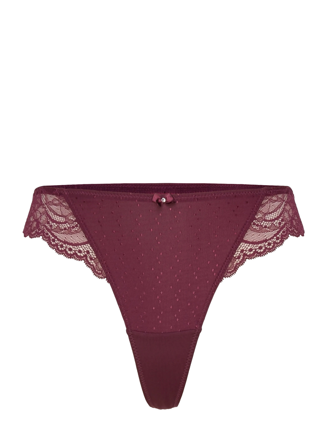 HUNKEMÖLLER Sophie Stringtanga Burgundy - XS - Damen
