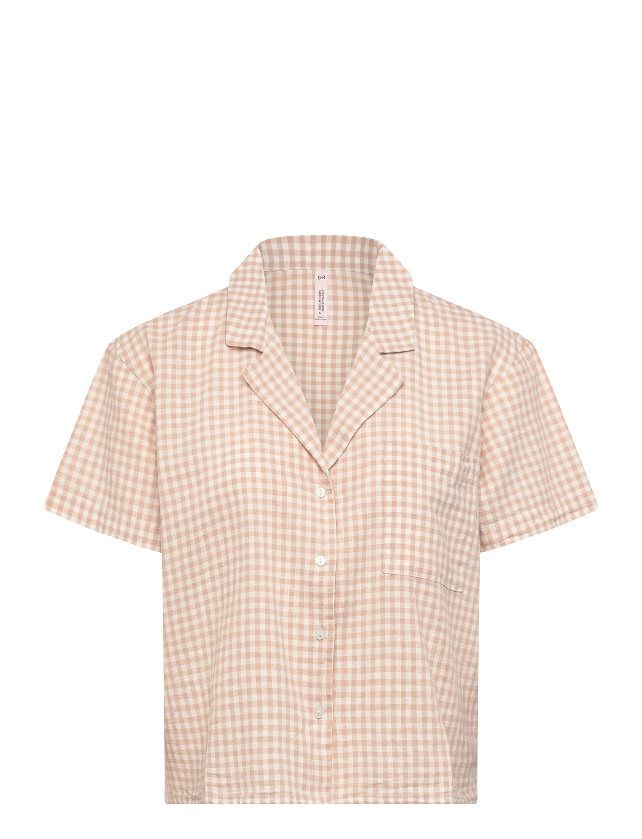 HUNKEMÖLLER Jacke Linen Check Beige - XL - Damen