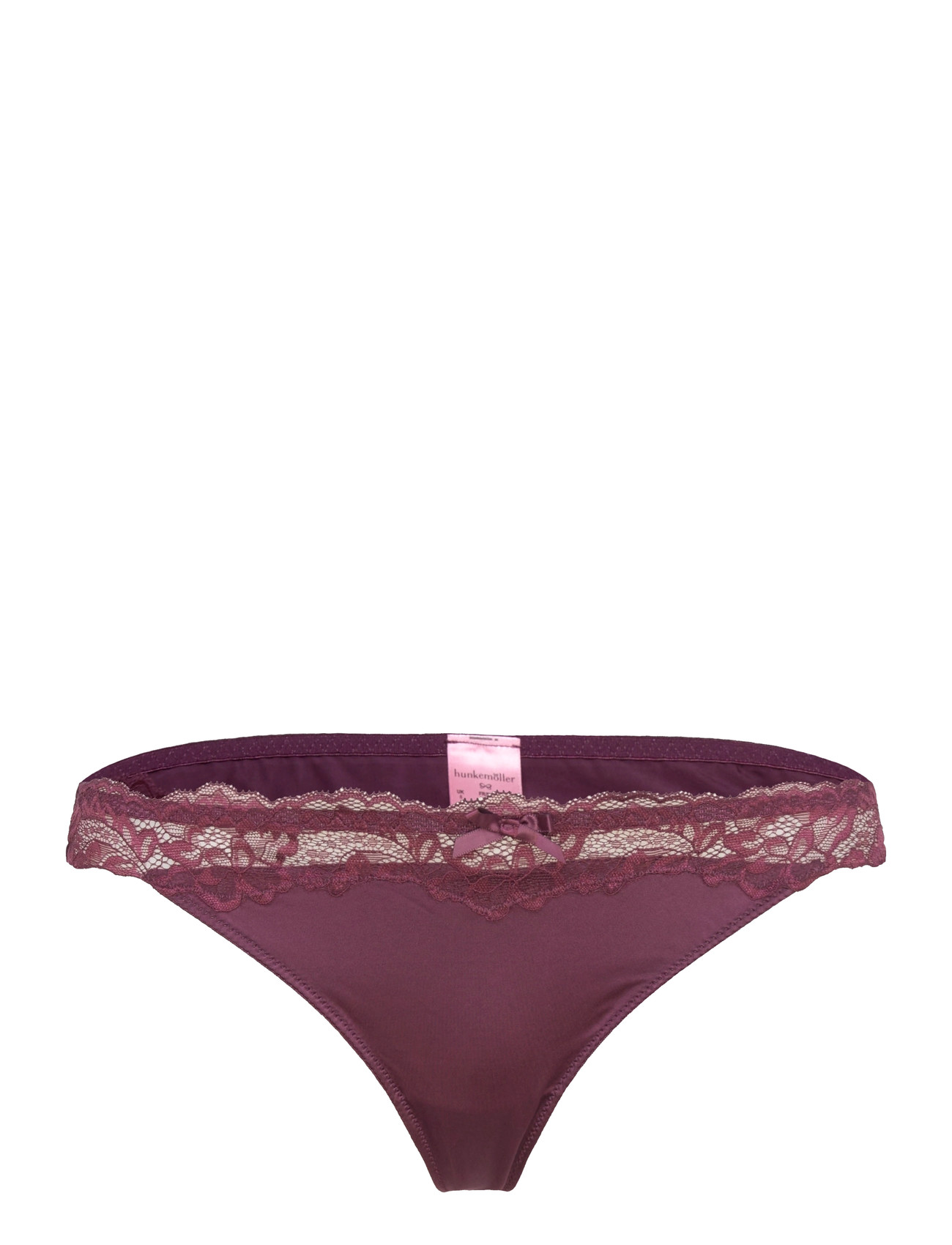 HUNKEMÖLLER Strickjacke & Shine String R Burgundy - XS - Damen