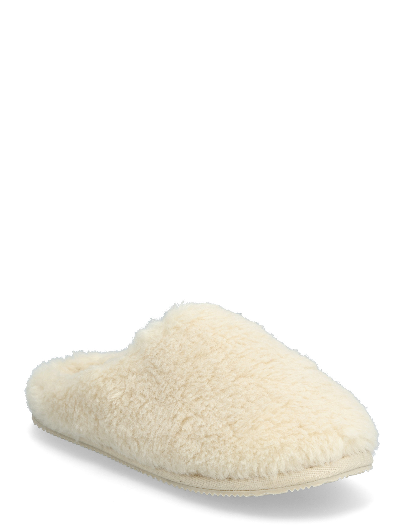 HUNKEMÖLLER Lola Sheep Fake Pelz Mule Cream - 40-41 - Damen