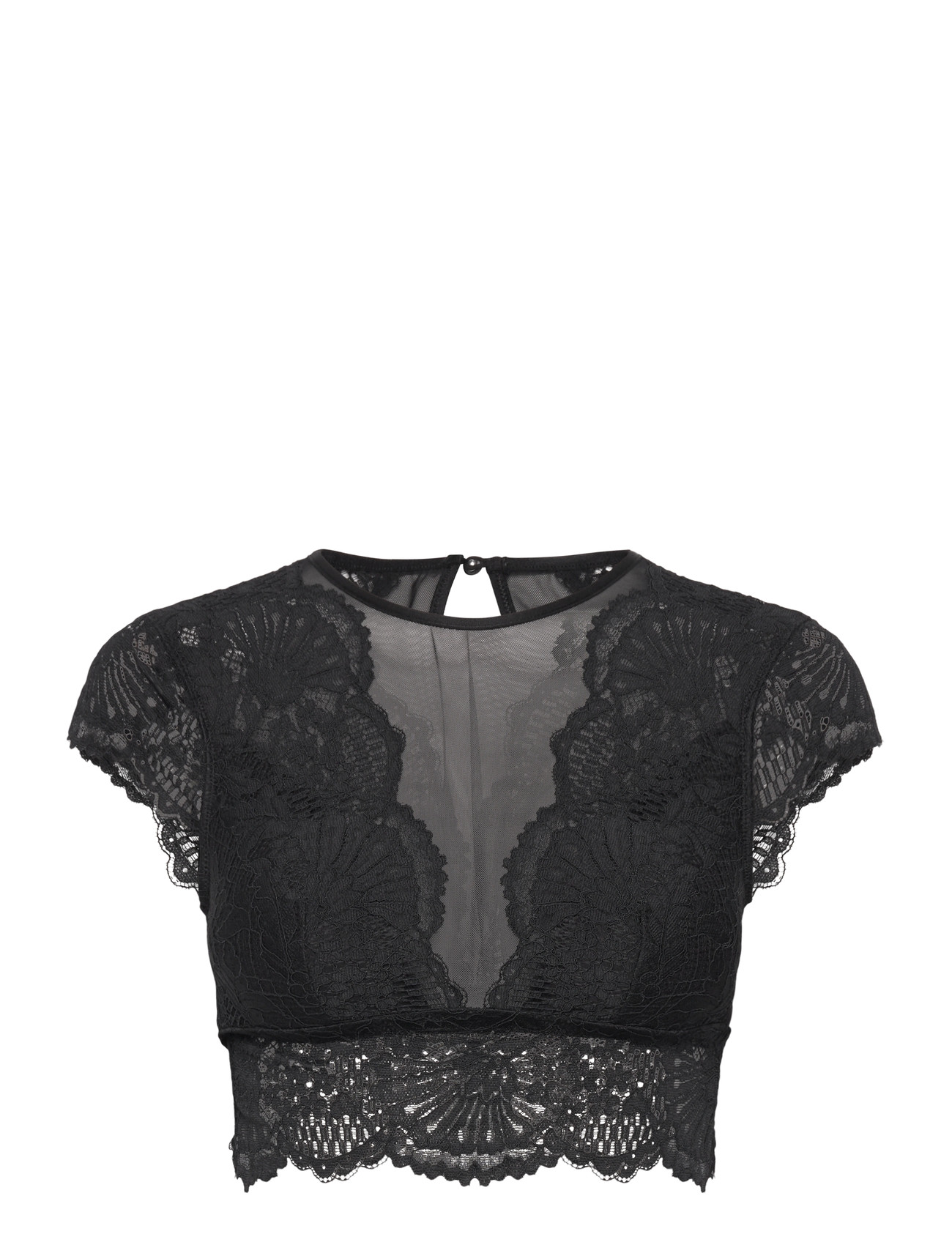 HUNKEMÖLLER Essie High Neck Bralette Schwarz - XS - Damen