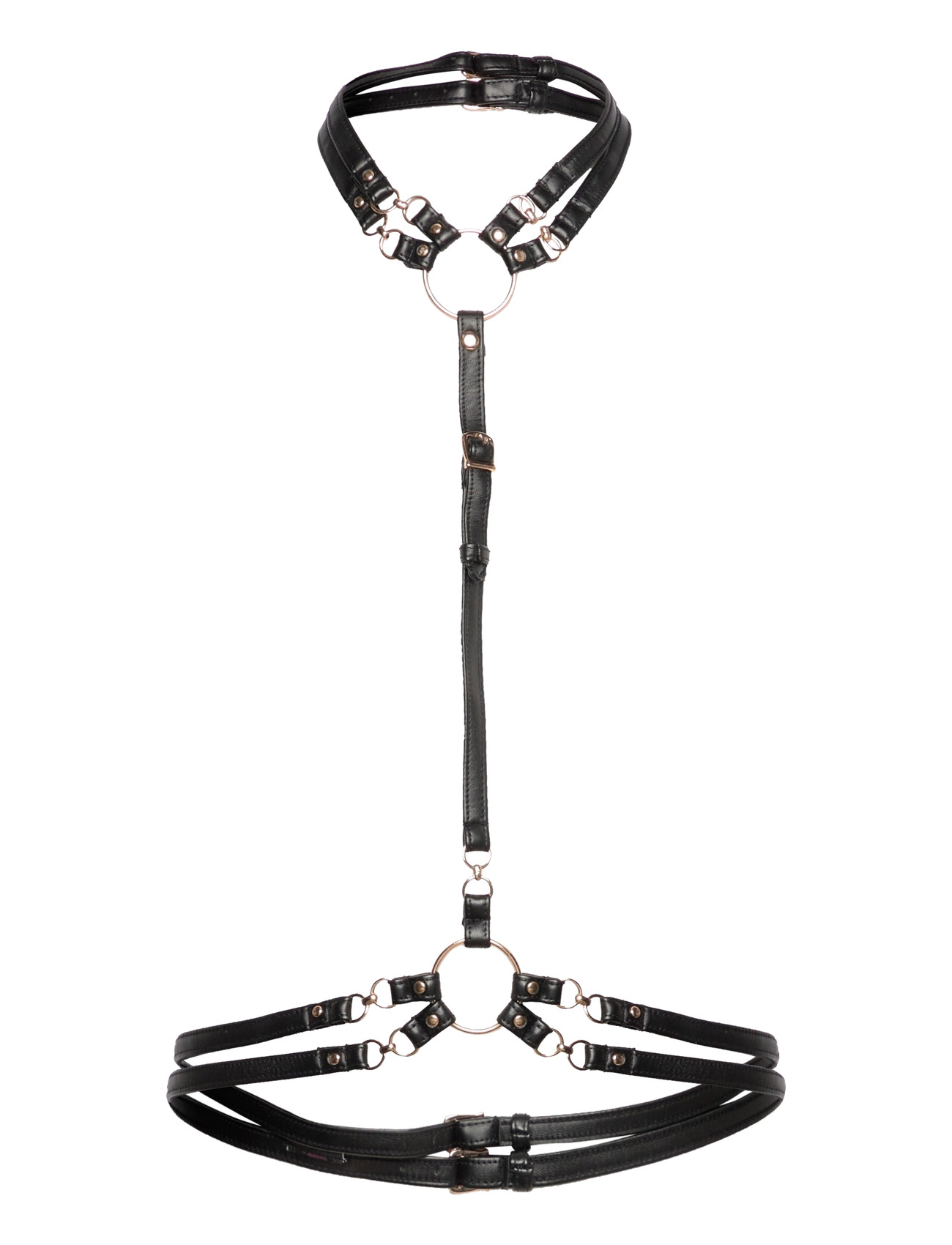 HUNKEMÖLLER Faye Harness Oberteil Schwarz - S/M - Damen