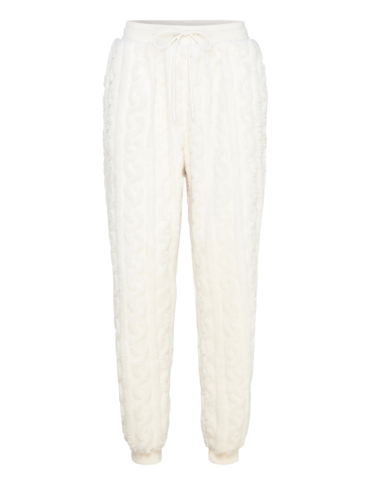 HUNKEMÖLLER Jogger Cable Fleece Cream - S - Damen